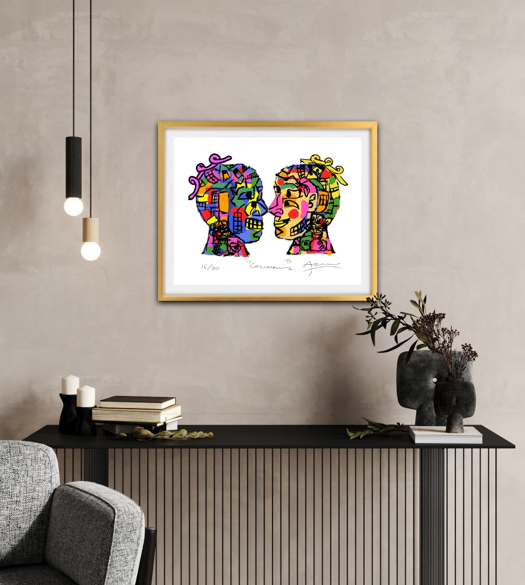 Géminis – Obra Enmarcada